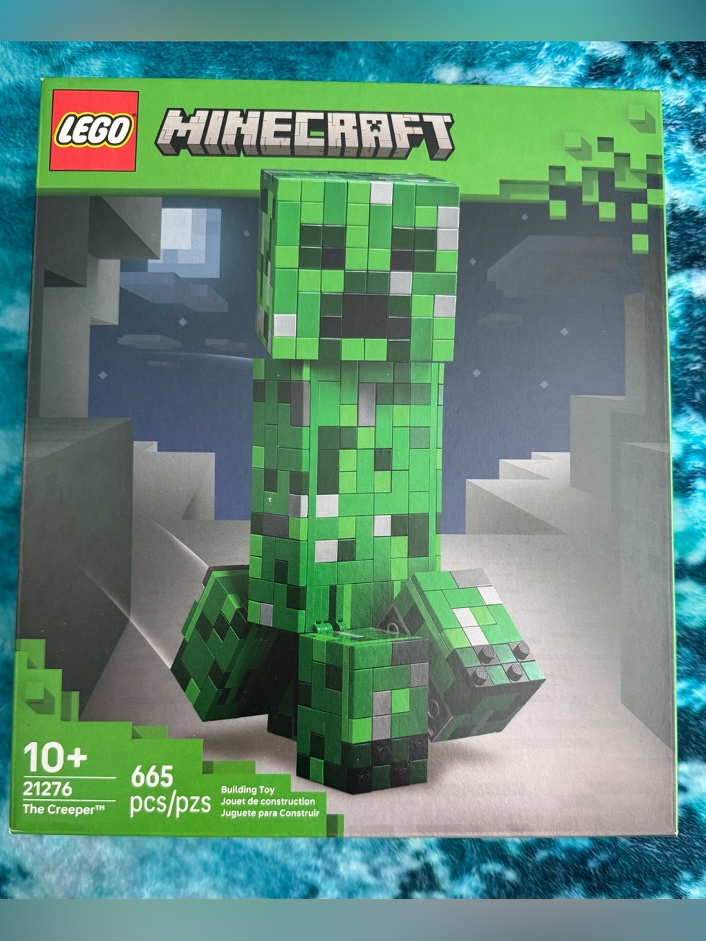 🆕 Lego Minecraft Creeper Figure